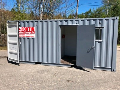 20' Ground Level Office Container